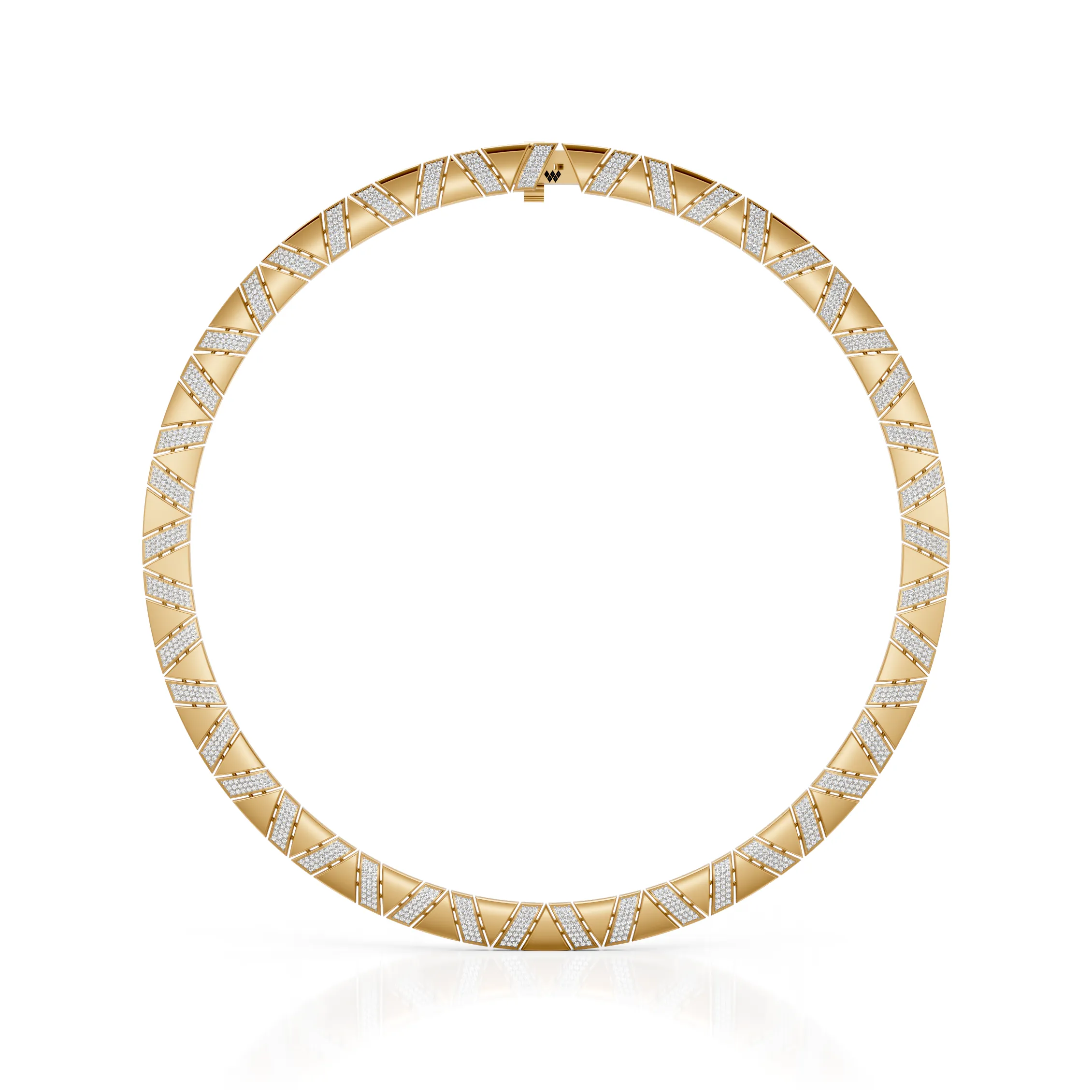 Diamond Accent Geometric Chain
